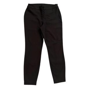 Bar III black lace-up trouser pants
